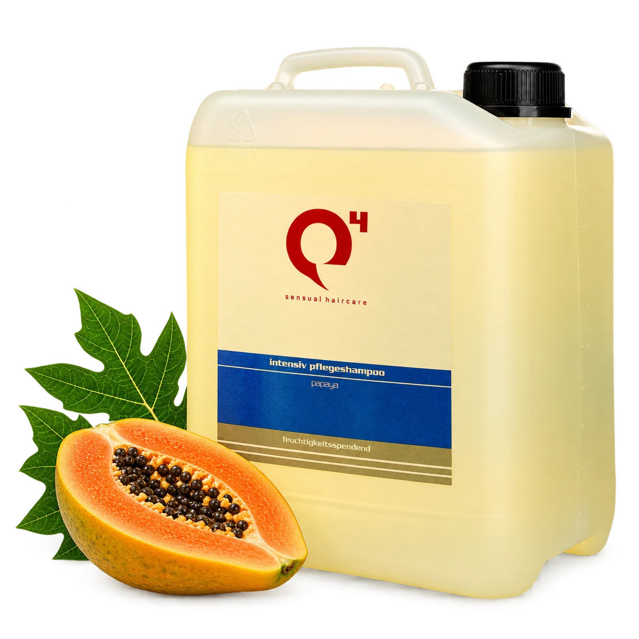 Q4 Intensiv Pflegeshampoo Papaya 5000ml