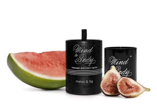 Massagekerze Melone &amp; Feige