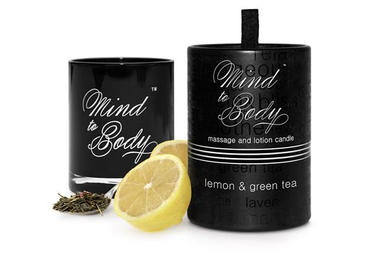 Massagekerze Zitrone &amp; Grüner Tee