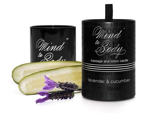 Massagekerze Lavendel &amp; Gurke